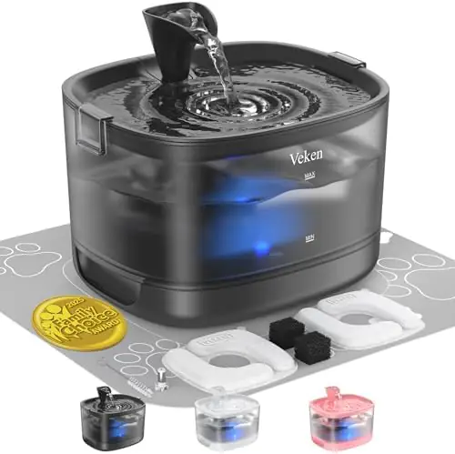 85oz Detachable-Tank Fountain — Black
