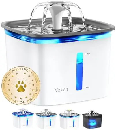 95oz Pet Fountain — Grey