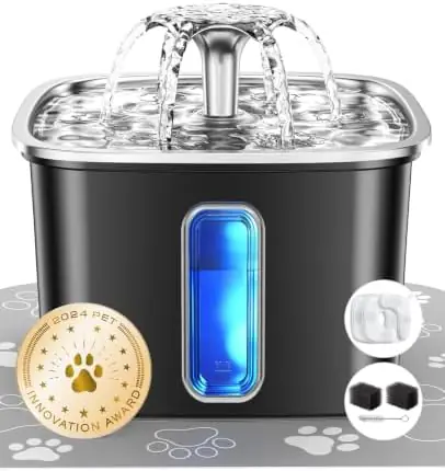 108oz Stainless Fountain — Space Black